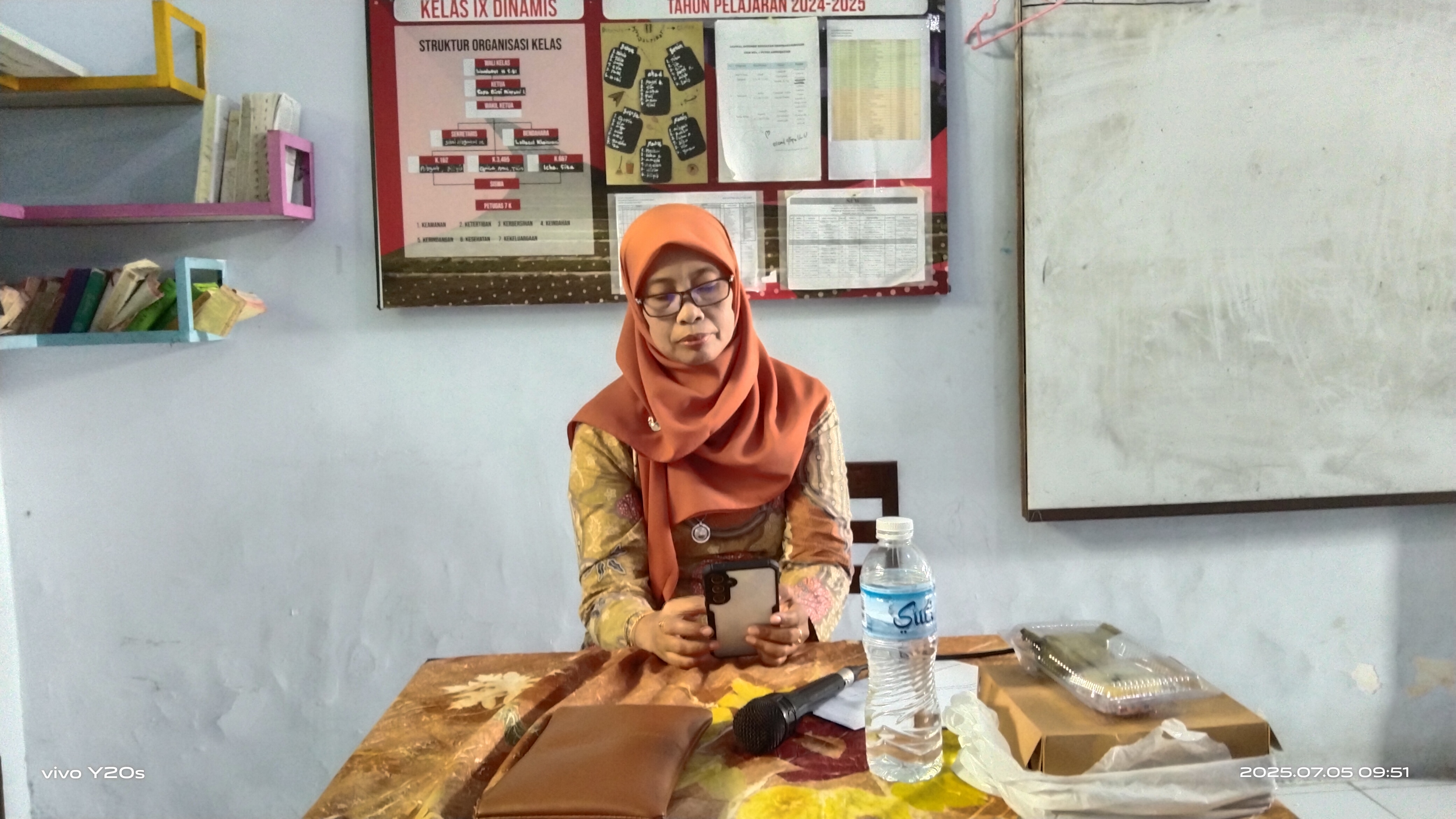 Kepala madrasah dalam sambutannya