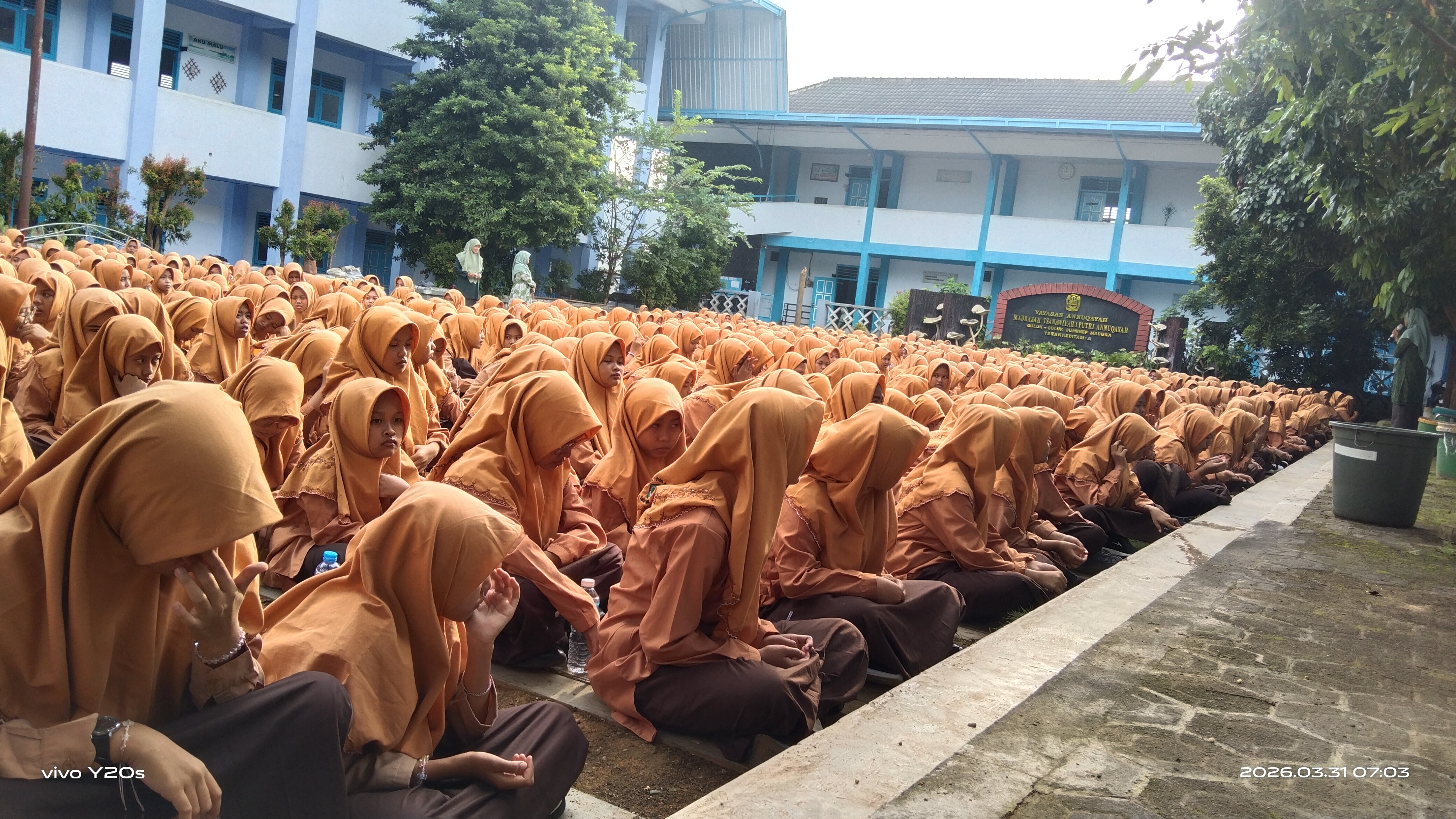 Suasana Apel pagi